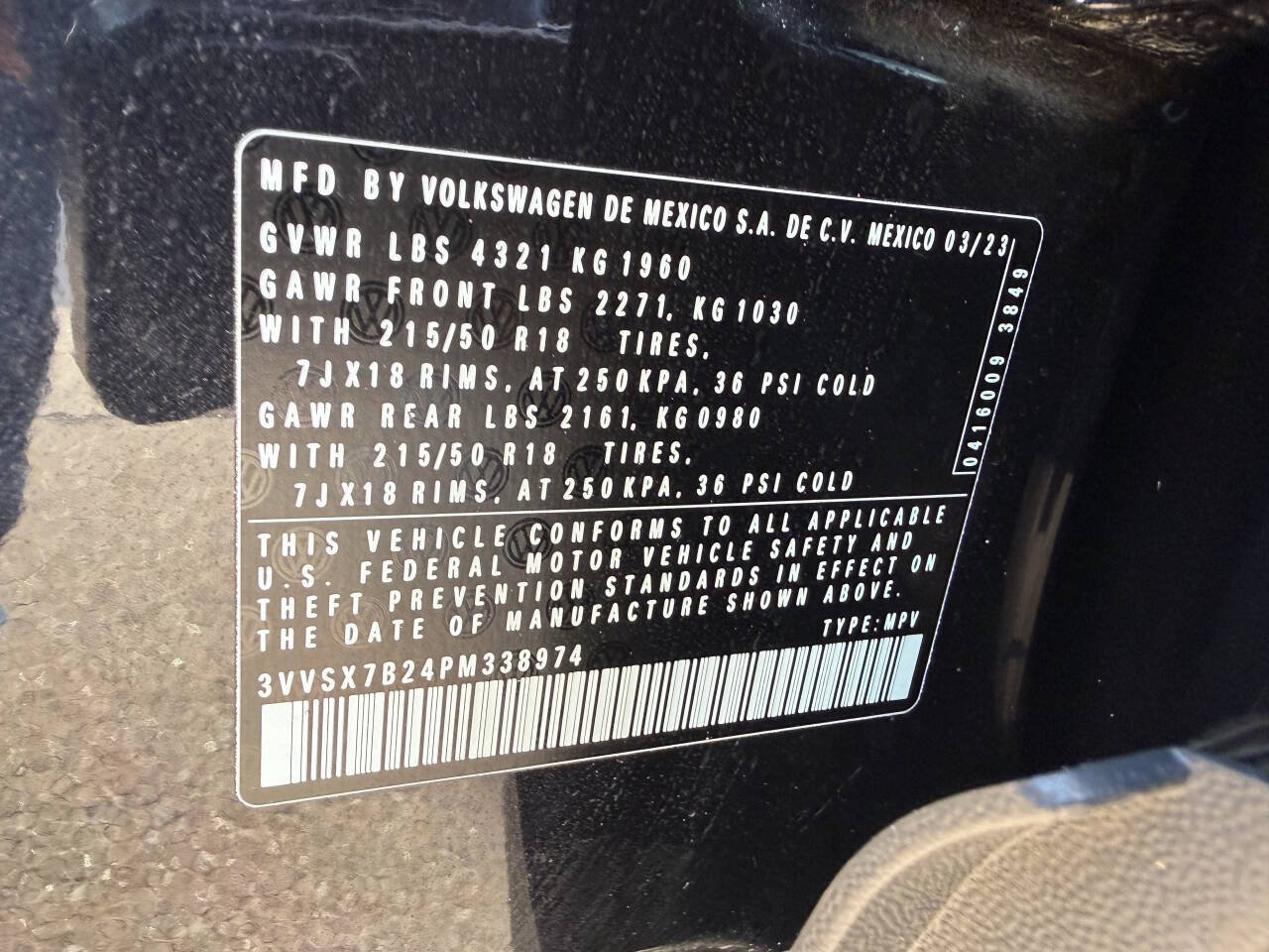 Used 2023 Volkswagen Taos SE FWD image 34