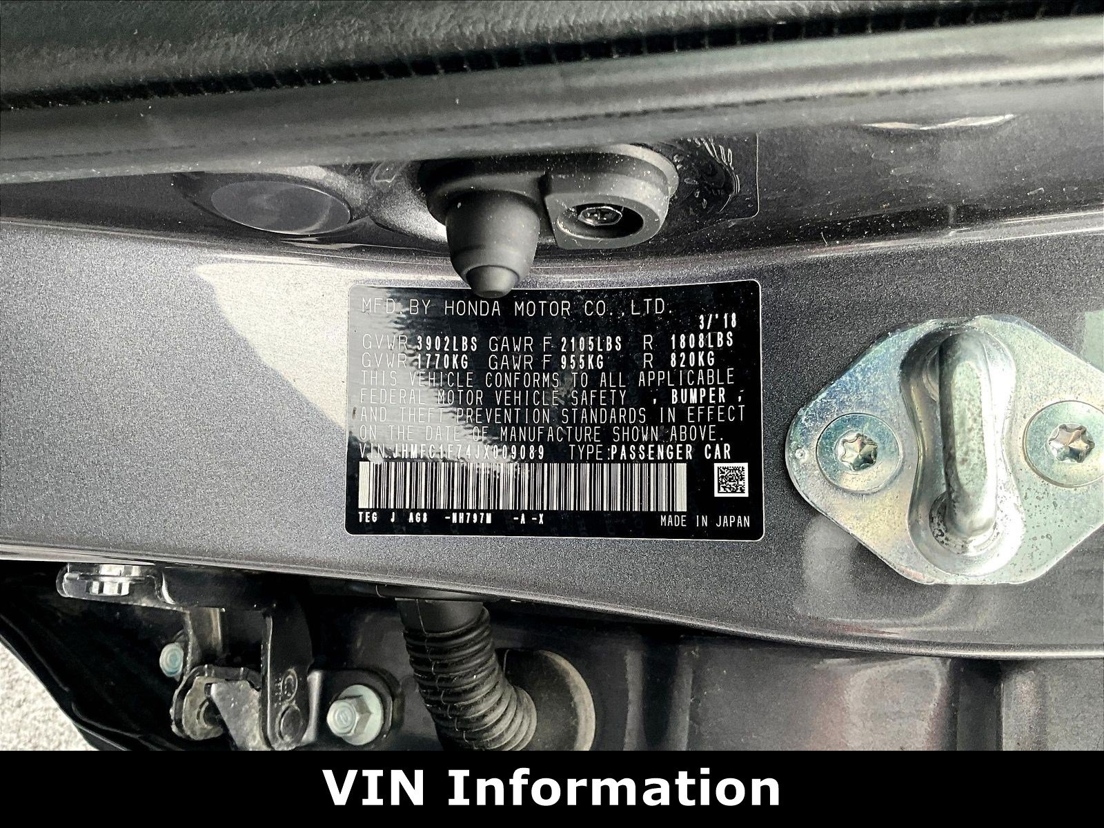 Used 2018 Honda Civic EX-L image 18