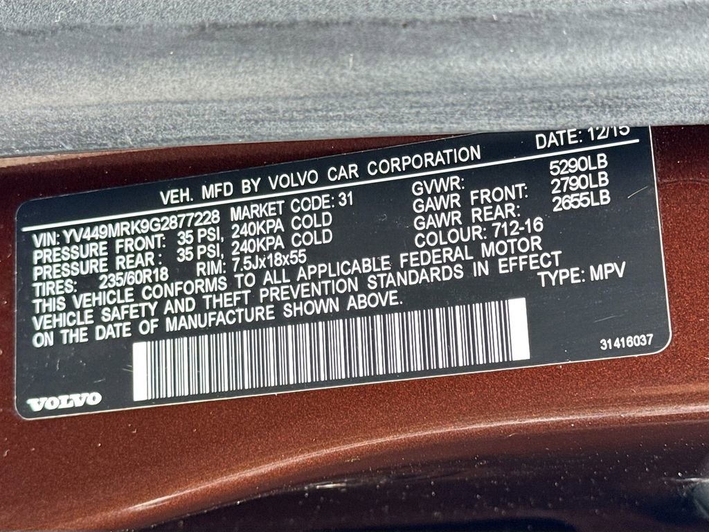 Used 2016 Volvo XC60 T6 w/ Proximity Package image 33