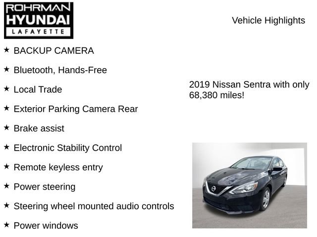 Used 2019 Nissan Sentra S FWD image 7