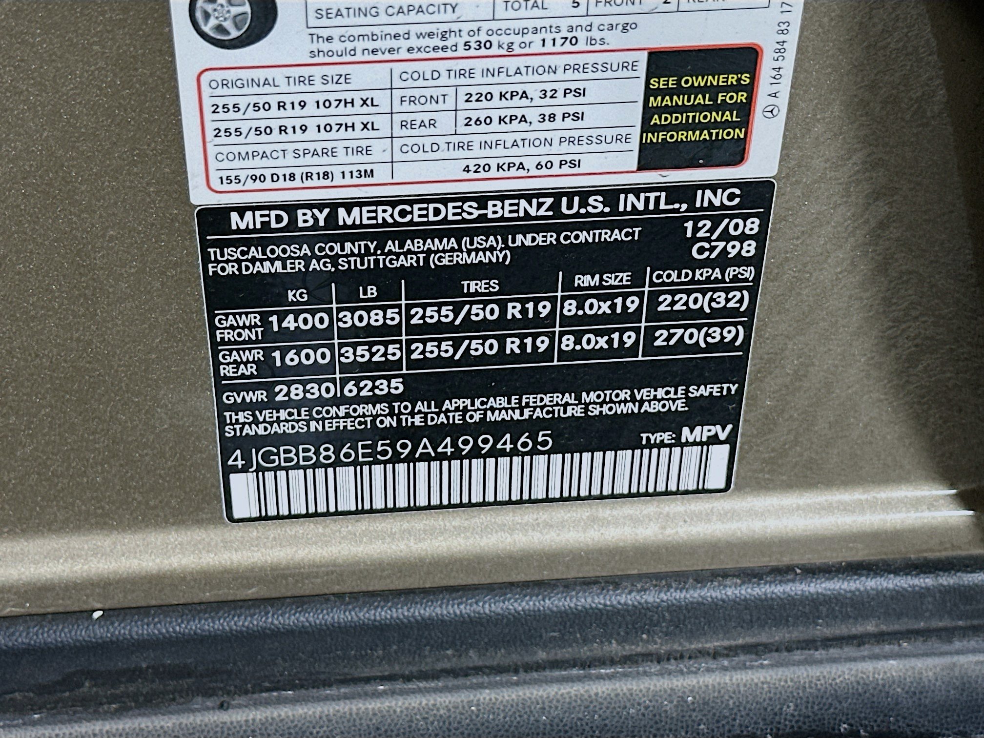 Used 2009 Mercedes-Benz ML 350 4MATIC image 12