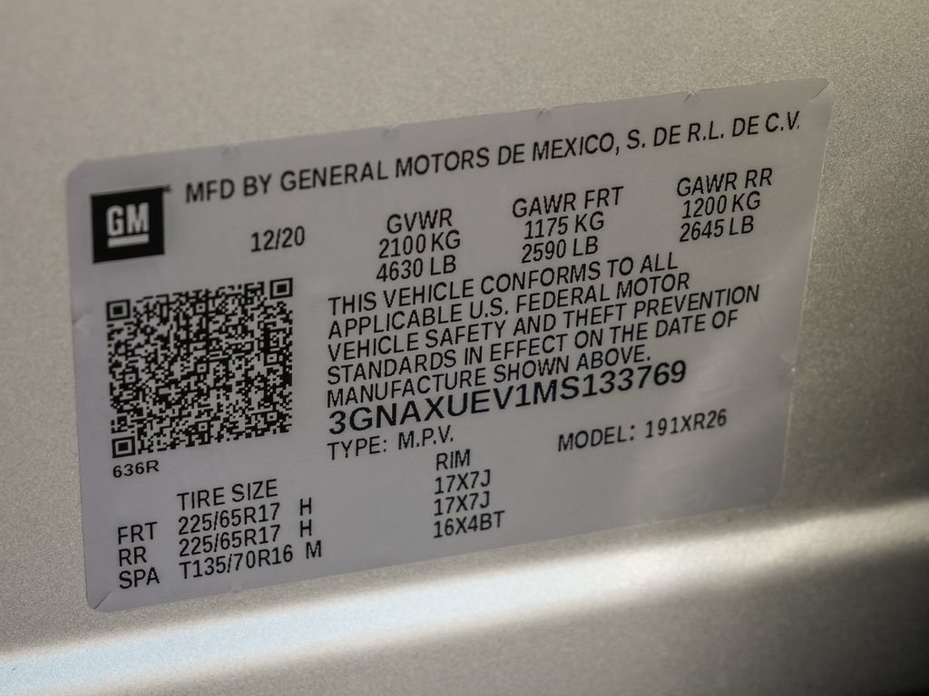 Used 2021 Chevrolet Equinox LT AWD/4WD image 34