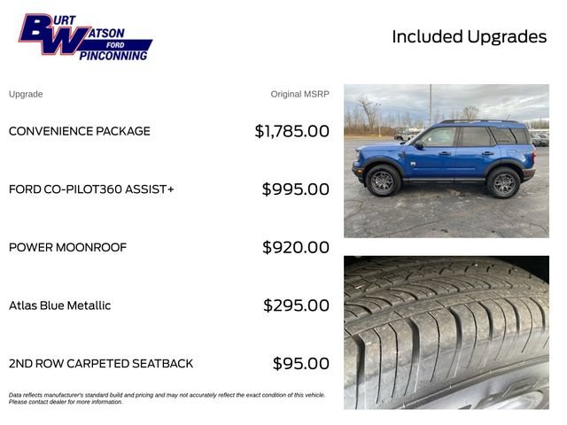 Used 2024 Ford Bronco Sport Big Bend w/ Convenience Package AWD/4WD image 4