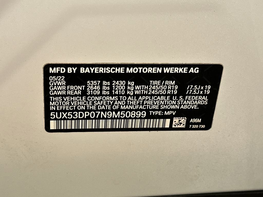 Used 2022 BMW X3 xDrive30i image 35