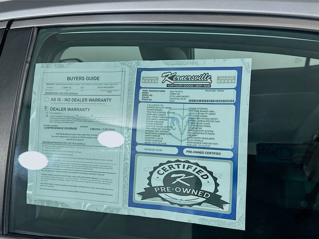 Used 2023 Toyota Camry SE image 36