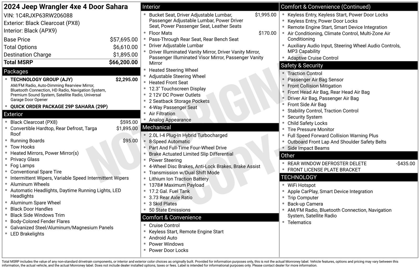 Used 2024 Jeep Wrangler Unlimited Sahara w/ Technology Group image 6