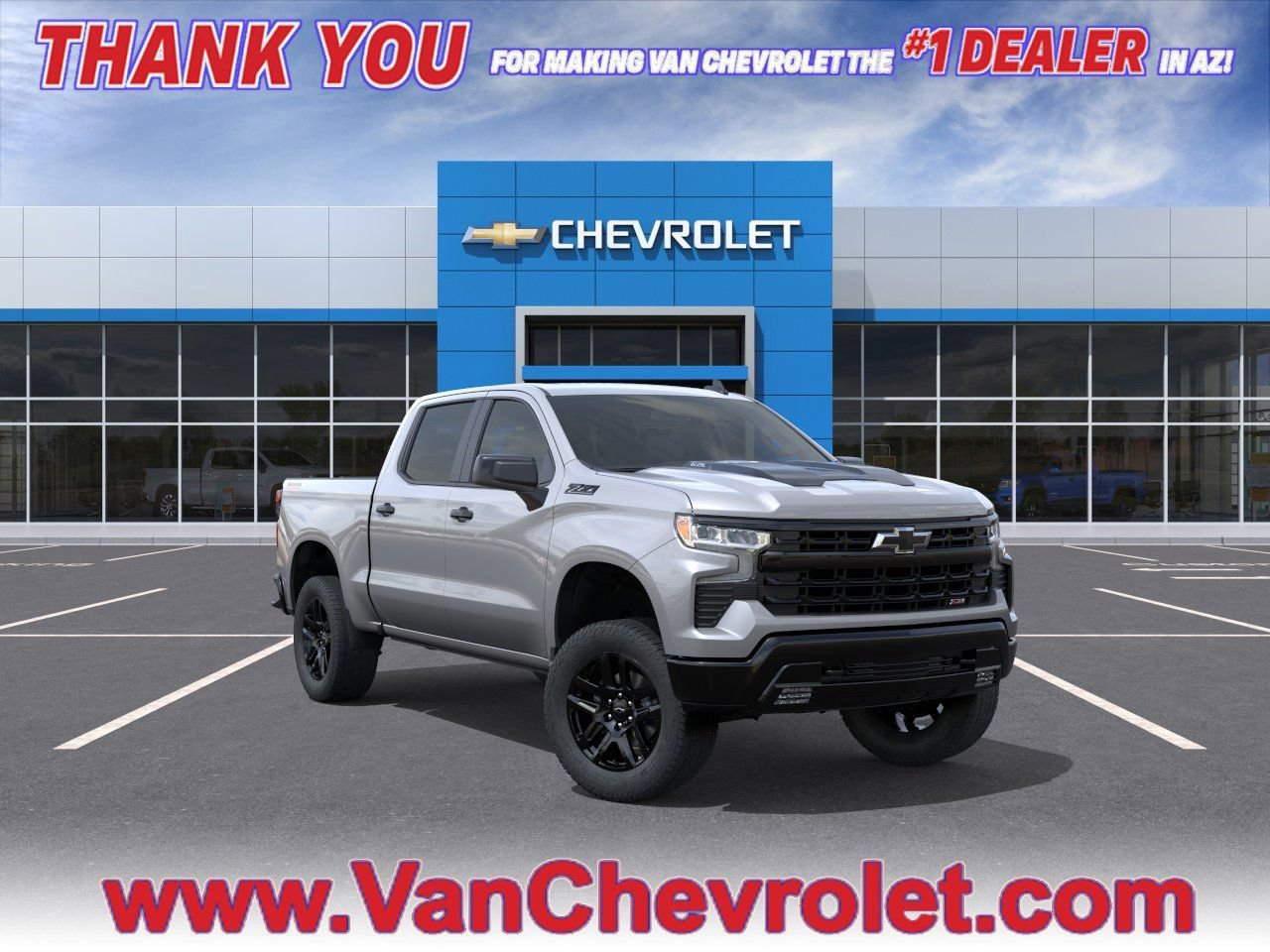 New 2026 Chevrolet Silverado 1500 LT Trail Boss w/ Dark Appearance Package AWD/4WD image 1