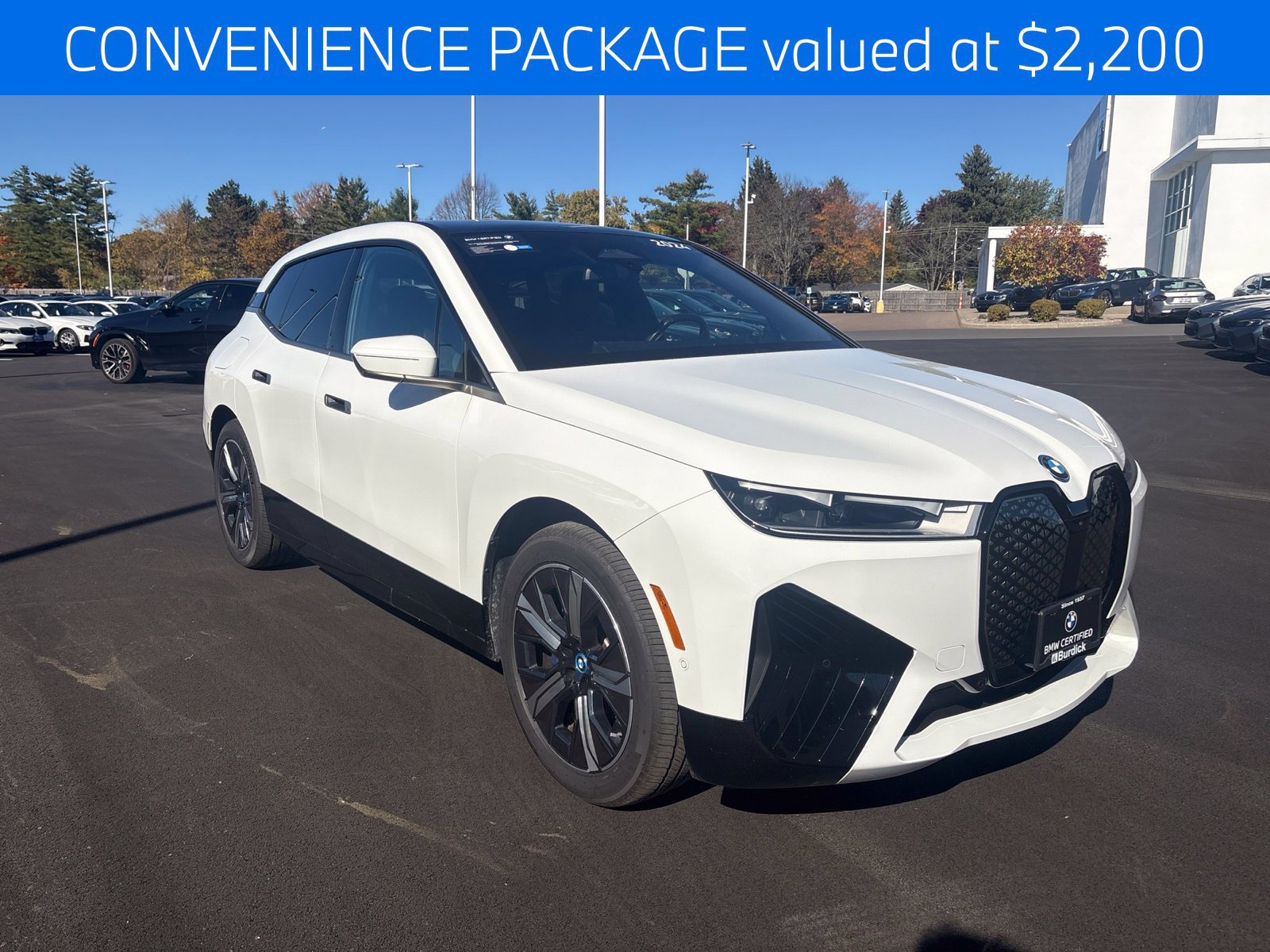 Certified 2024 BMW iX xDrive50 w/ Sport Package AWD/4WD image 3