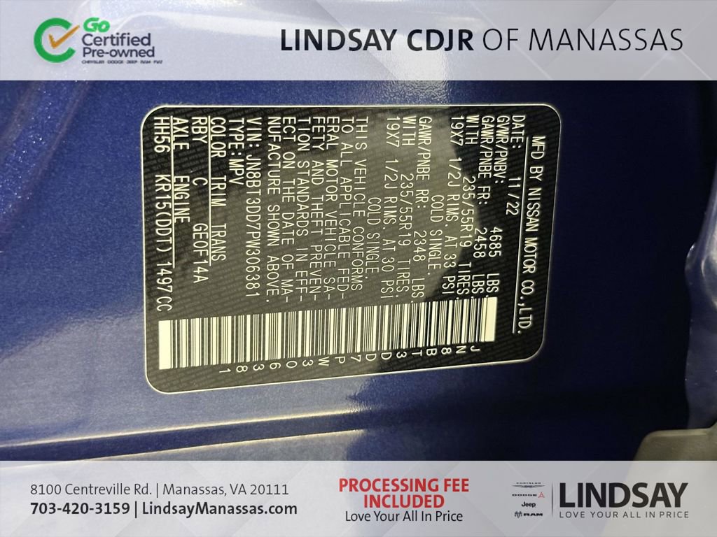 Used 2023 Nissan Rogue Platinum w/ Platinum Premium Package image 30