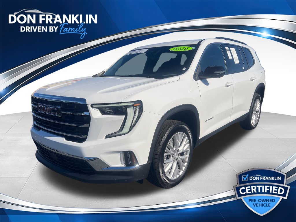 Used 2026 GMC Acadia Elevation w/ Elevation Premium Package FWD 360° Tour