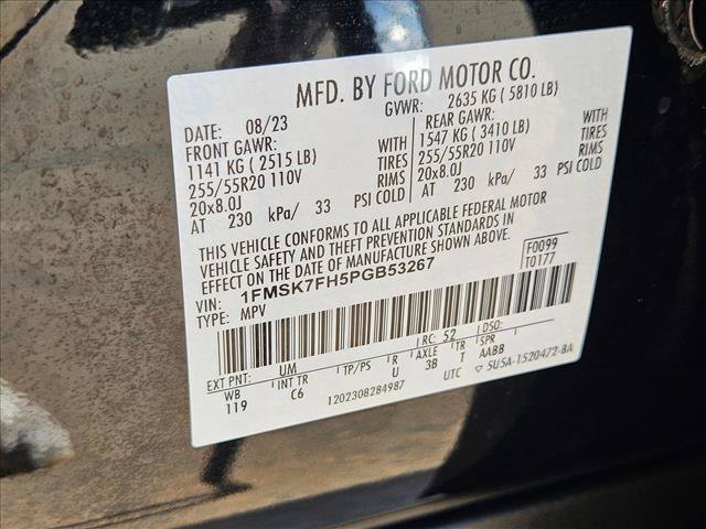 Used 2023 Ford Explorer Limited w/ Limited Technology Package RWD image 27