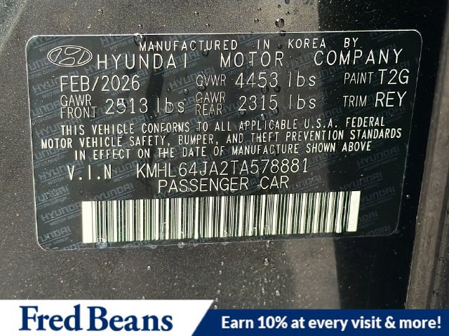 New 2026 Hyundai Sonata SEL FWD image 36