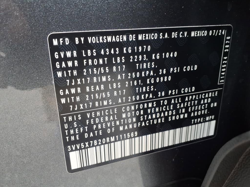 Used 2024 Volkswagen Taos S FWD image 25
