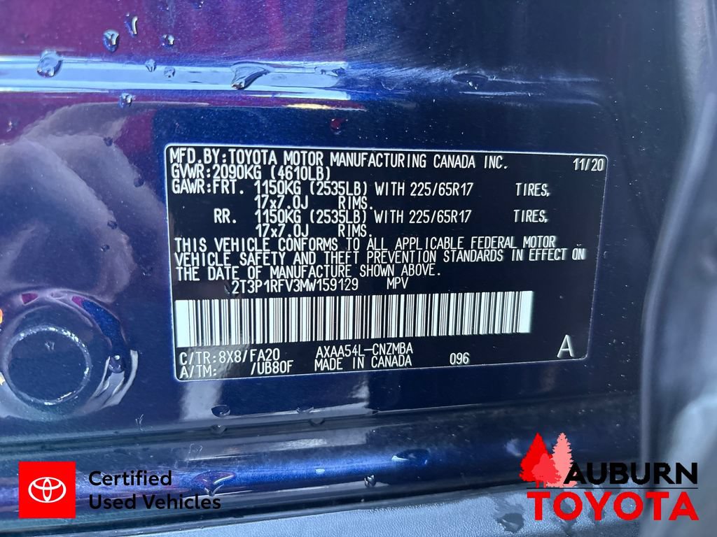 Certified 2021 Toyota RAV4 XLE w/ XLE Grade Weather Package AWD/4WD image 28