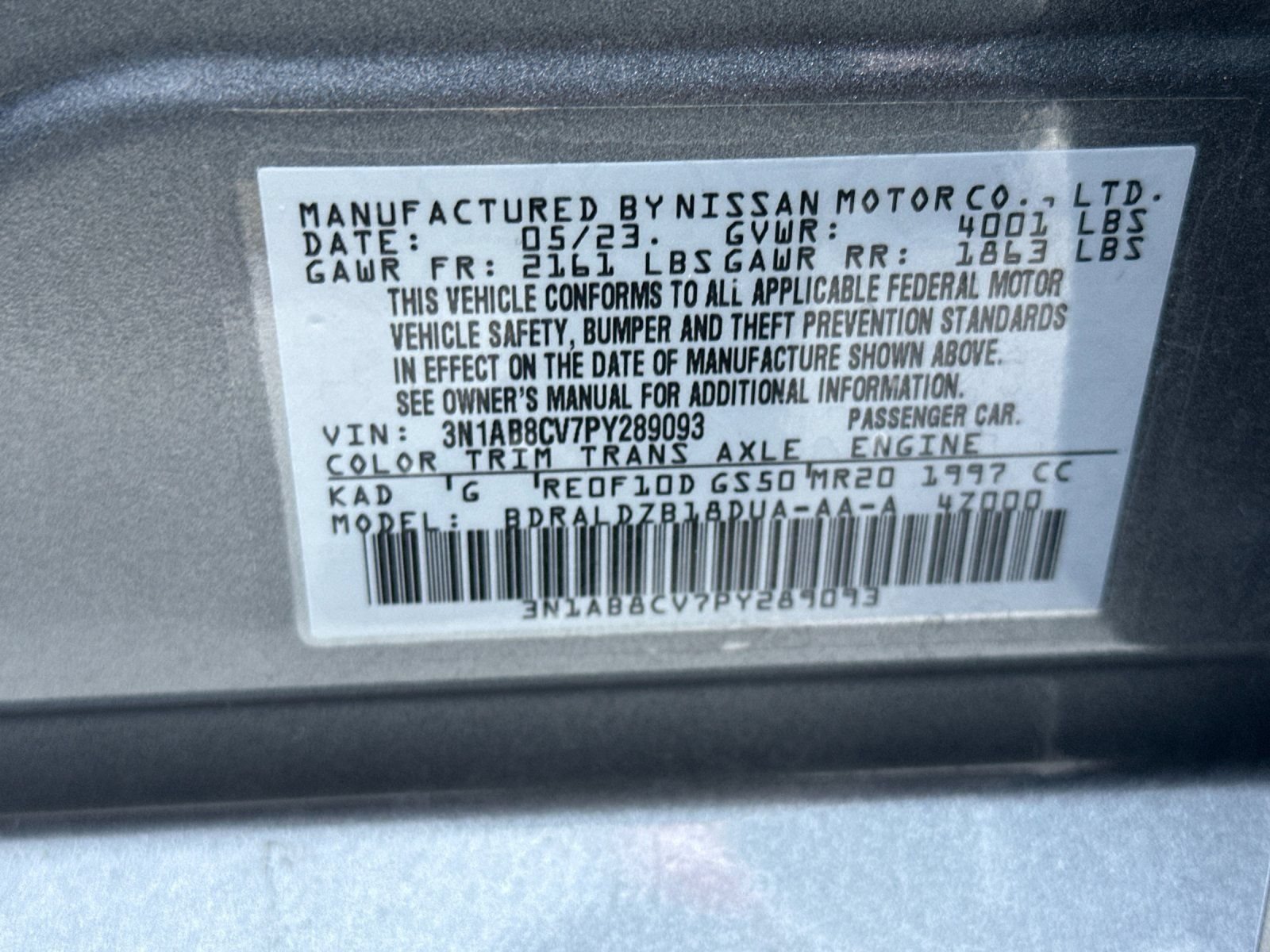 Used 2023 Nissan Sentra SV FWD image 25