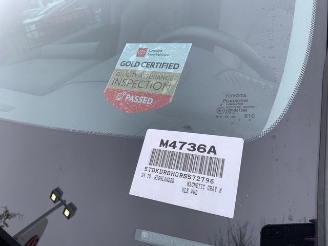 Certified 2024 Toyota Highlander XLE image 40
