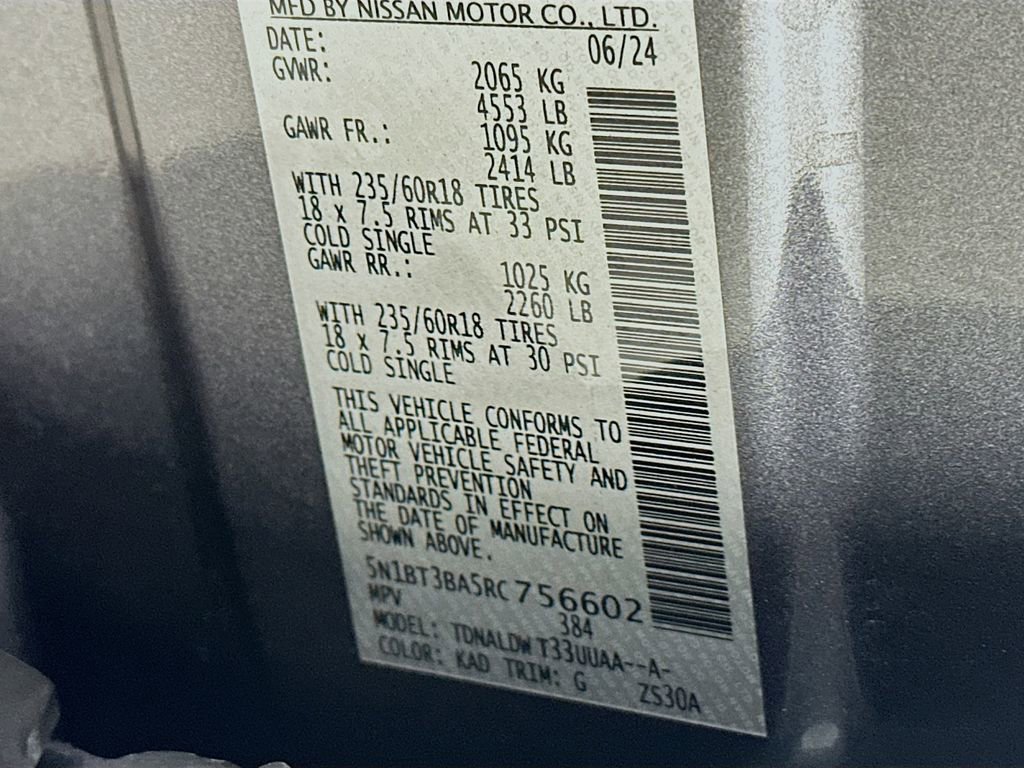 Used 2024 Nissan Rogue SV w/ SV Premium Package FWD image 35