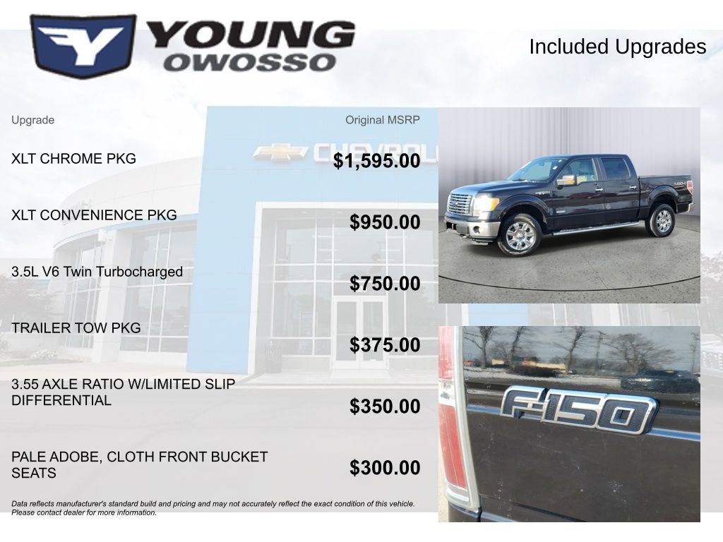 Used 2011 Ford F150 XLT w/ XLT Chrome Pkg image 4