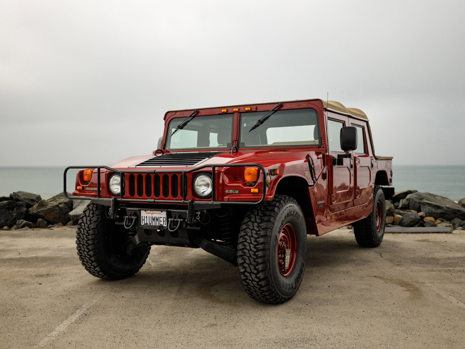 Used 1998 HUMMER H1 OPEN TOP SPORT UTILITY 4D image 7