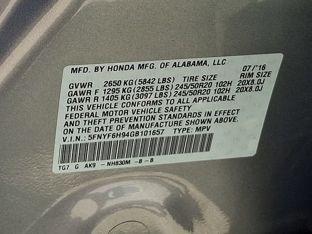 Used 2016 Honda Pilot Touring image 28