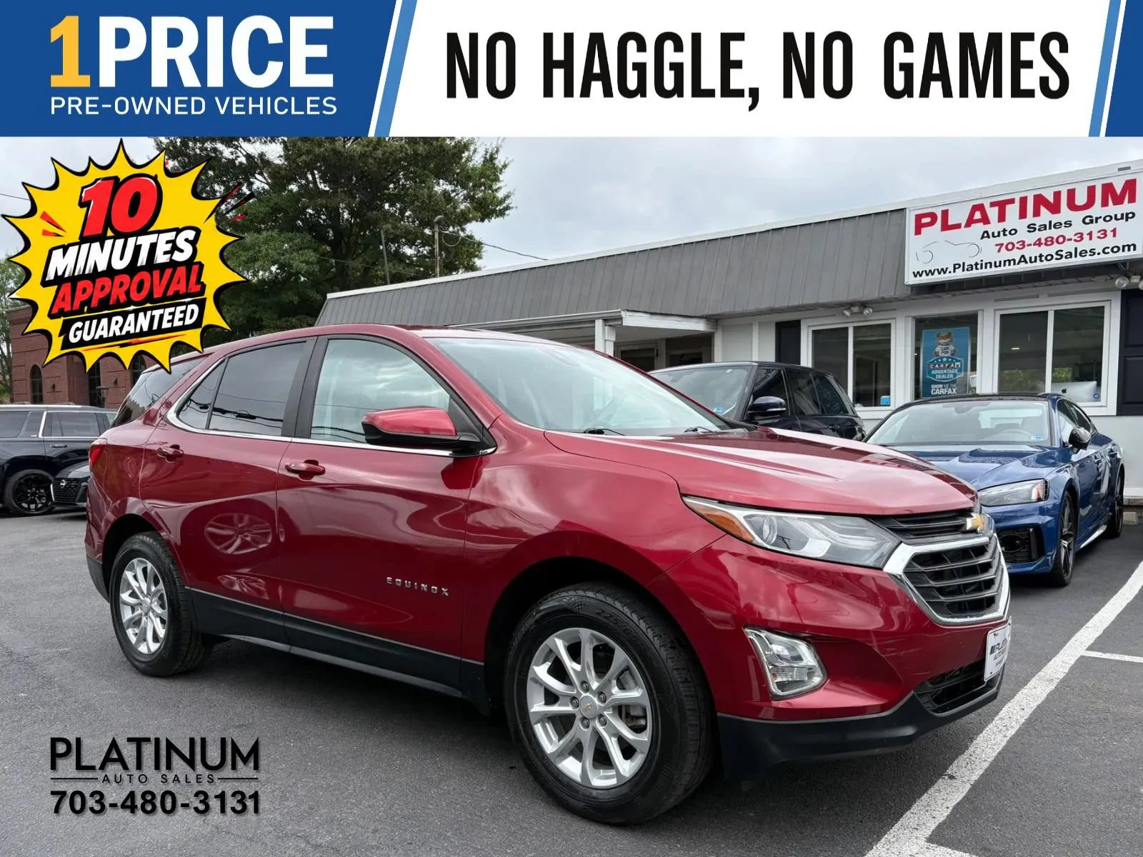 Used 2021 Chevrolet Equinox LT FWD image 1