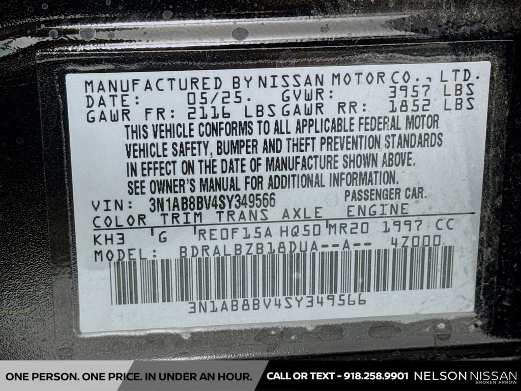 Certified 2025 Nissan Sentra S image 29