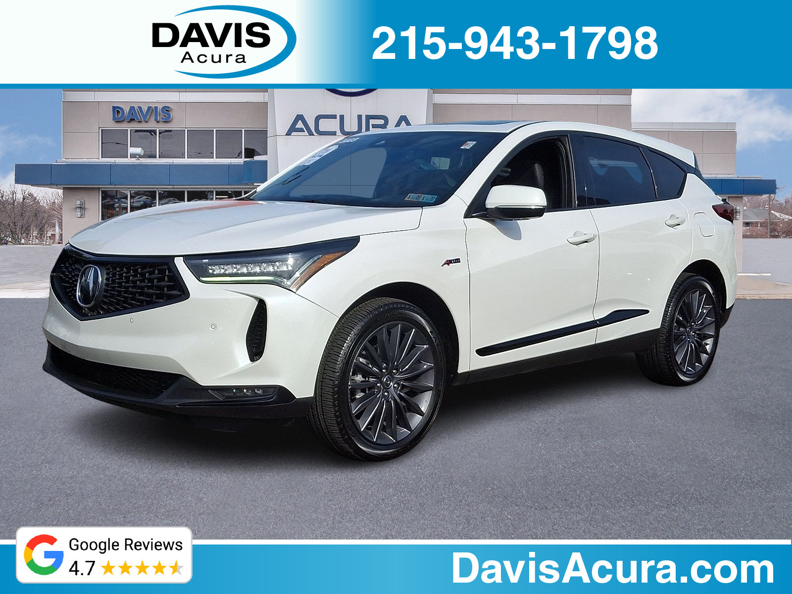 Certified 2023 Acura RDX A-Spec w/ Advance Package