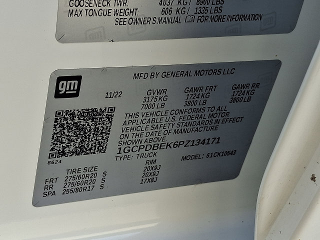 Used 2023 Chevrolet Silverado 1500 Custom w/ LPO, Dark Essentials Package AWD/4WD image 25