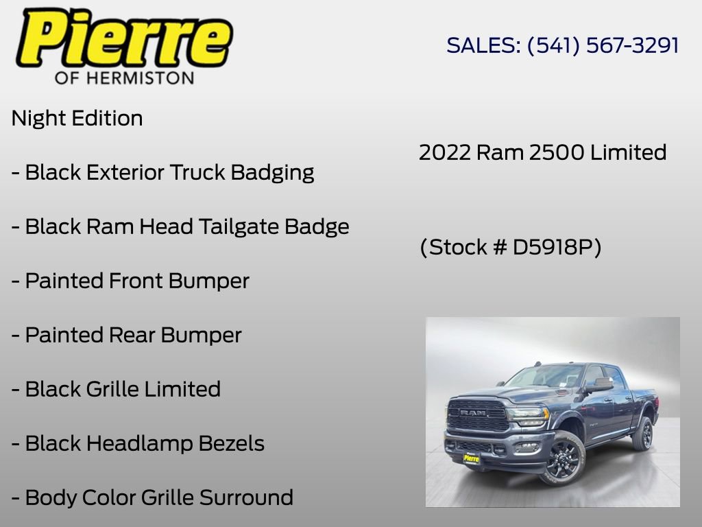Used 2022 RAM 2500 Limited AWD/4WD image 30