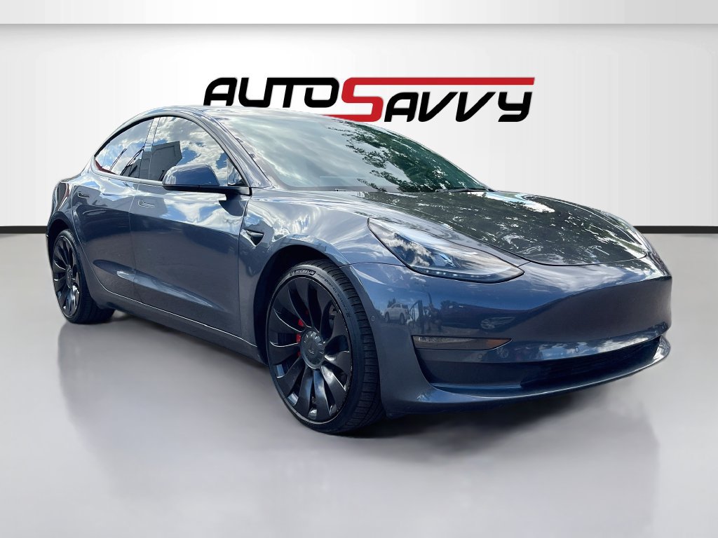 Used 2022 Tesla Model 3 Performance AWD/4WD image 1