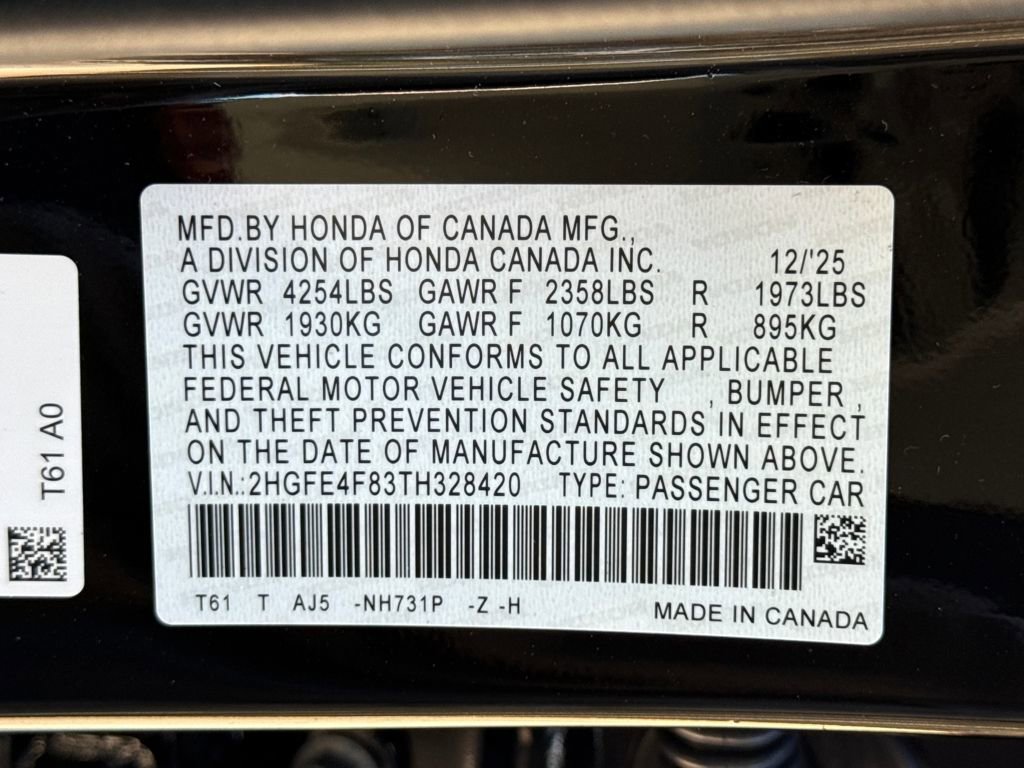 New 2026 Honda Civic Sport Touring image 28