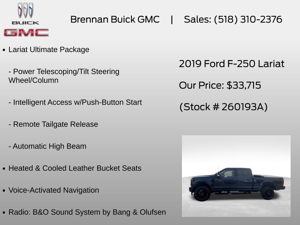 Used 2019 Ford F250 Lariat w/ Lariat Ultimate Package AWD/4WD image 23