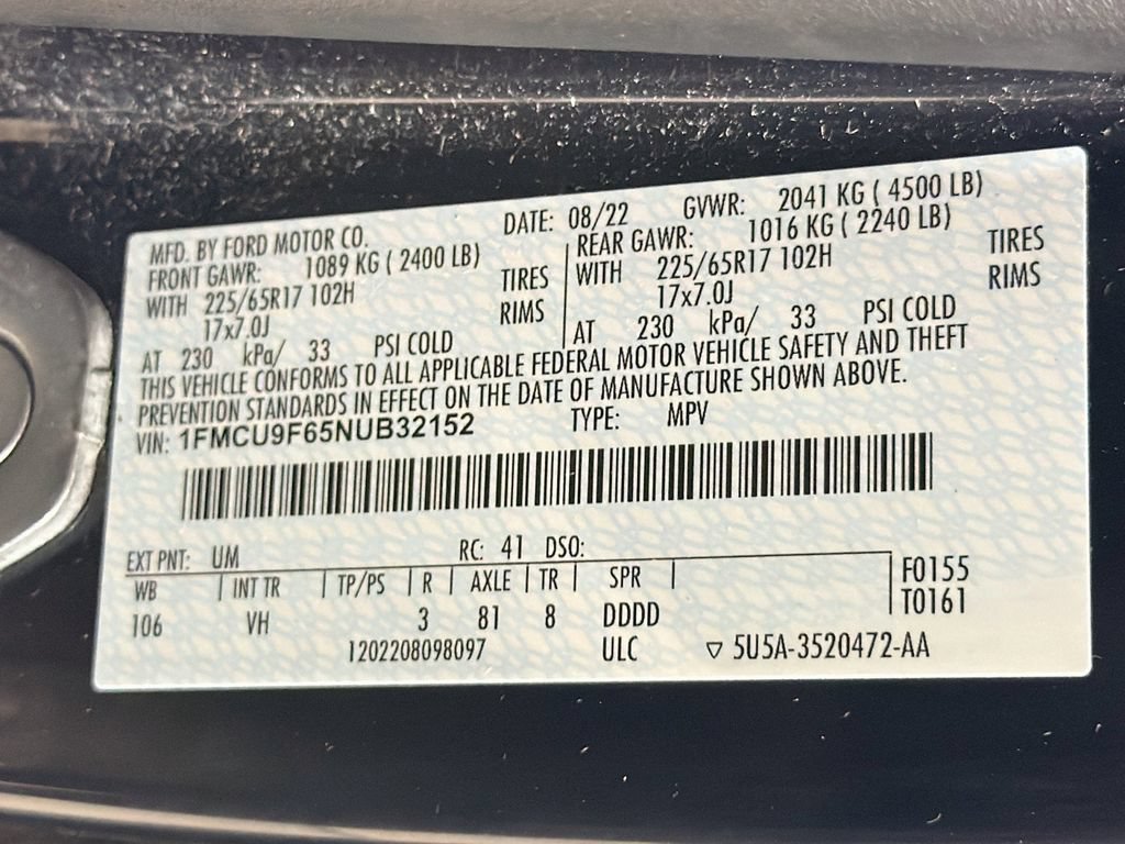 Used 2022 Ford Escape S AWD/4WD image 31