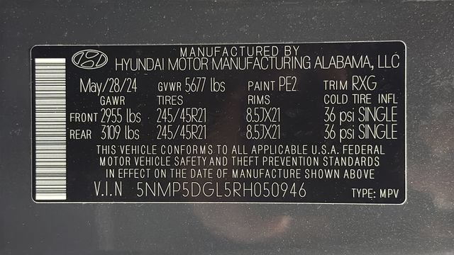 Used 2024 Hyundai Santa Fe Calligraphy AWD/4WD image 29