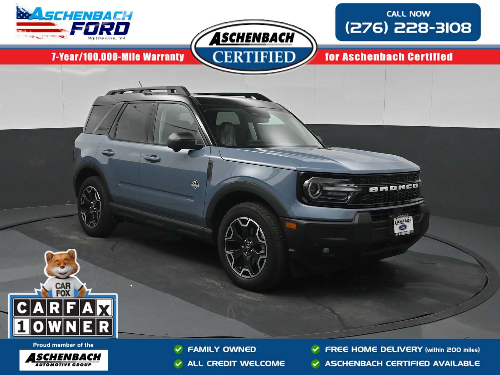 Certified 2025 Ford Bronco Sport Outer Banks w/ Outer Banks Tech Package+