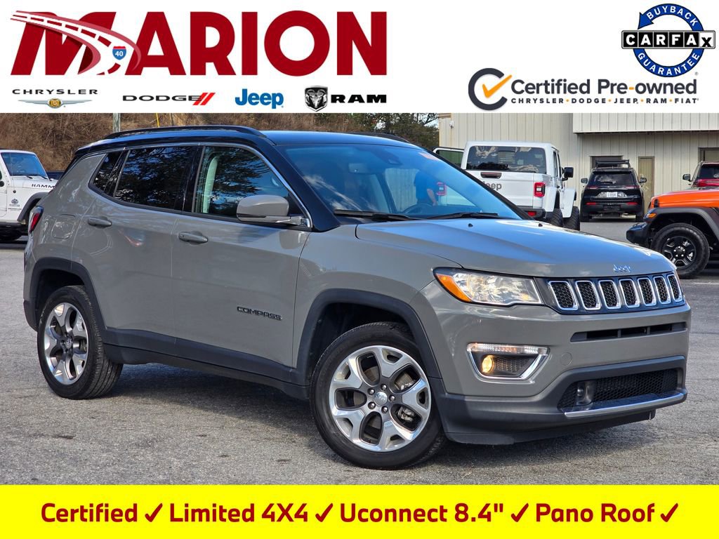 Used 2021 Jeep Compass Limited w/ Sun and Sound Group