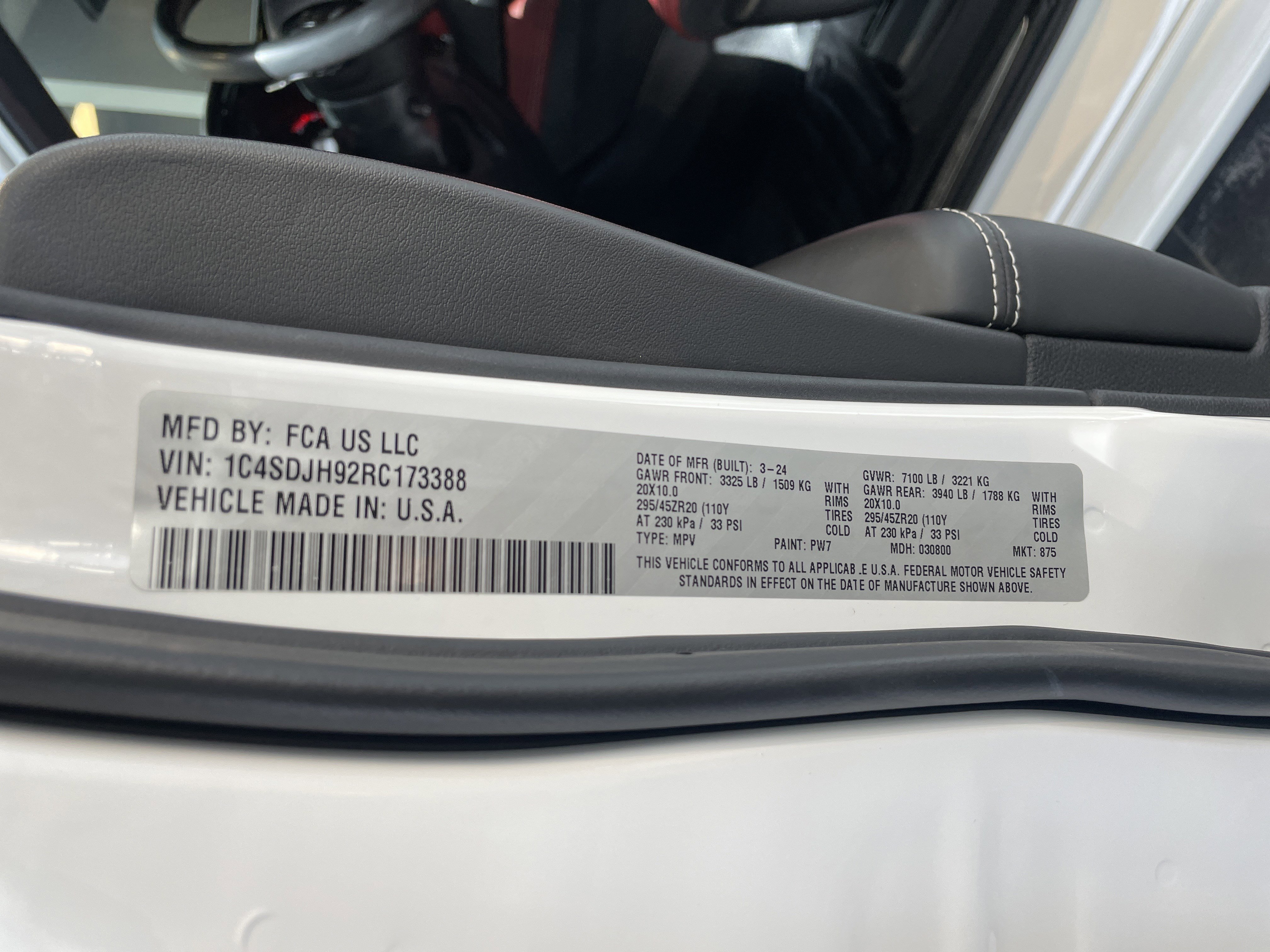 Used 2024 Dodge Durango SRT Hellcat image 46