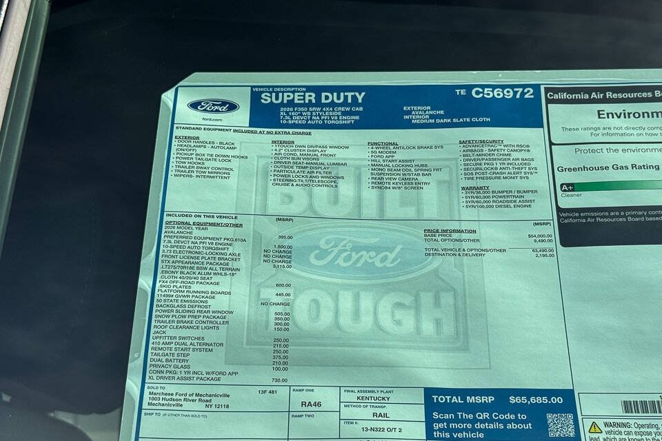 New 2026 Ford F350 XL w/ STX Appearance Package AWD/4WD image 15