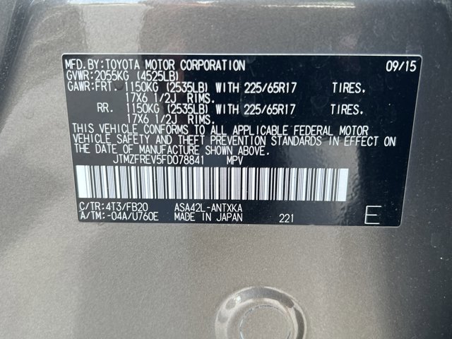 Used 2015 Toyota RAV4 LE FWD image 27