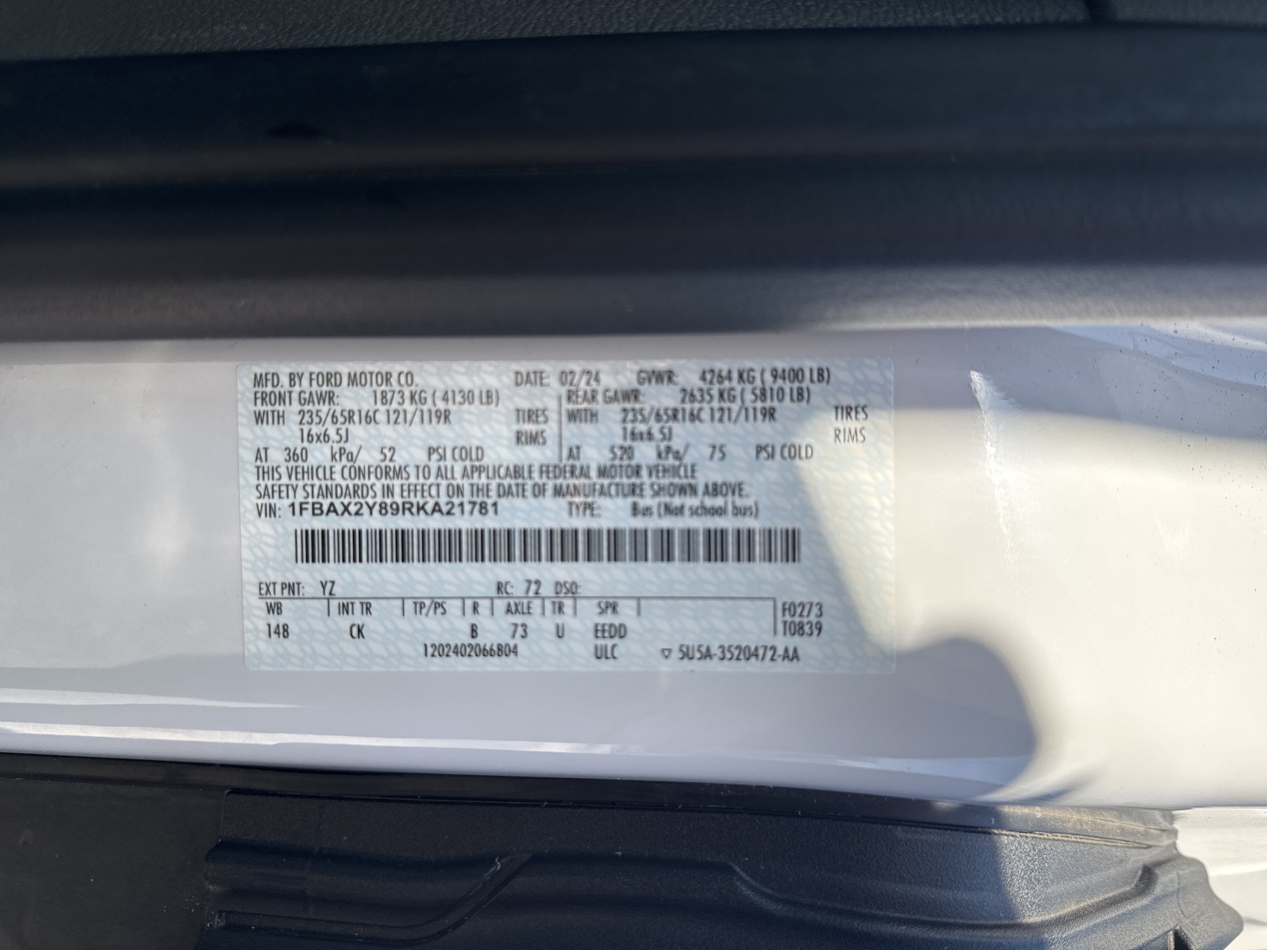 Used 2024 Ford Transit 350 XLT RWD image 29