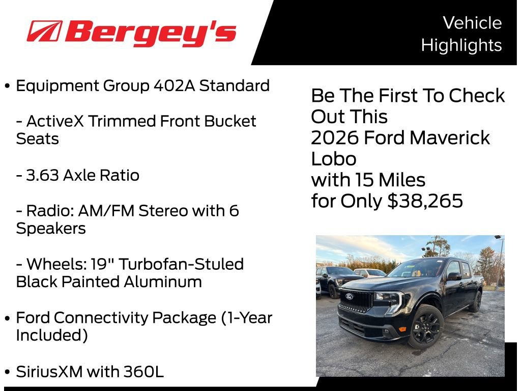 New 2026 Ford Maverick Lobo AWD/4WD image 5