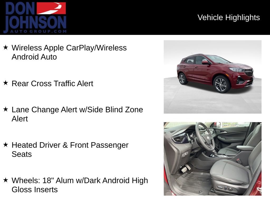 Used 2023 Buick Encore GX Select w/ Sport Touring Package FWD image 21