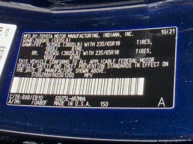 Used 2022 Toyota Highlander XLE AWD/4WD image 33