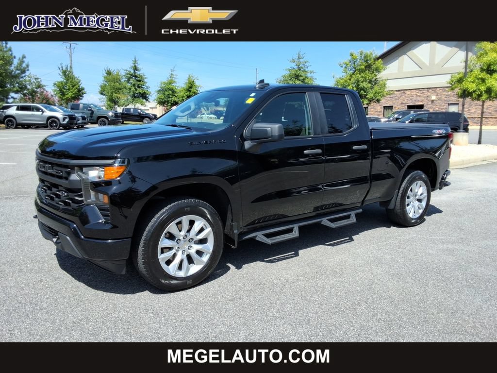 Certified 2024 Chevrolet Silverado 1500 Custom w/ LPO, Dark Essentials Package