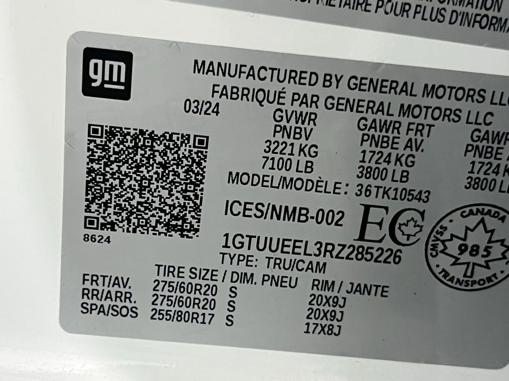 Used 2024 GMC Sierra 1500 AT4 w/ Technology Package image 34