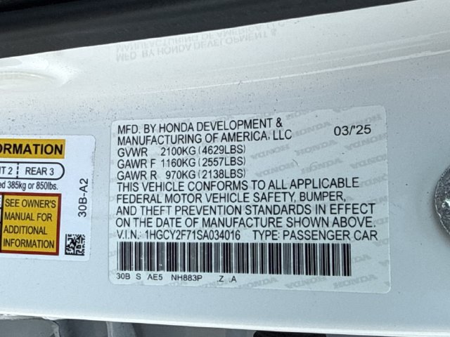 Used 2025 Honda Accord Sport image 34