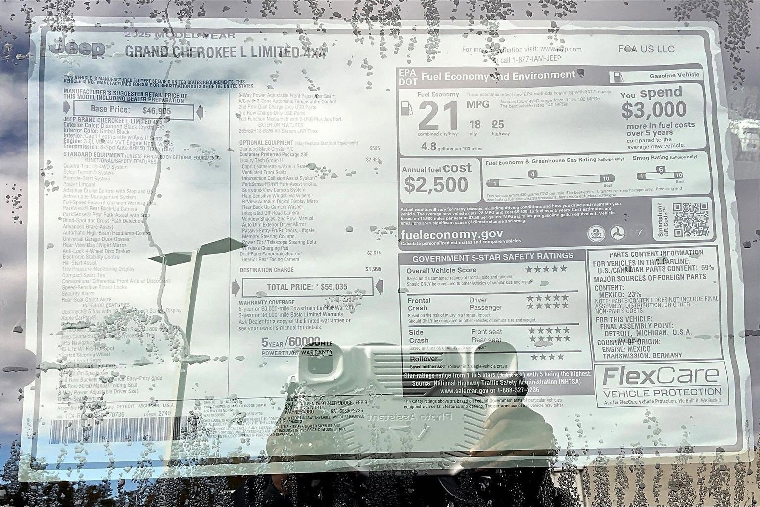 New 2025 Jeep Grand Cherokee L Limited w/ Luxury Tech Group II image 13