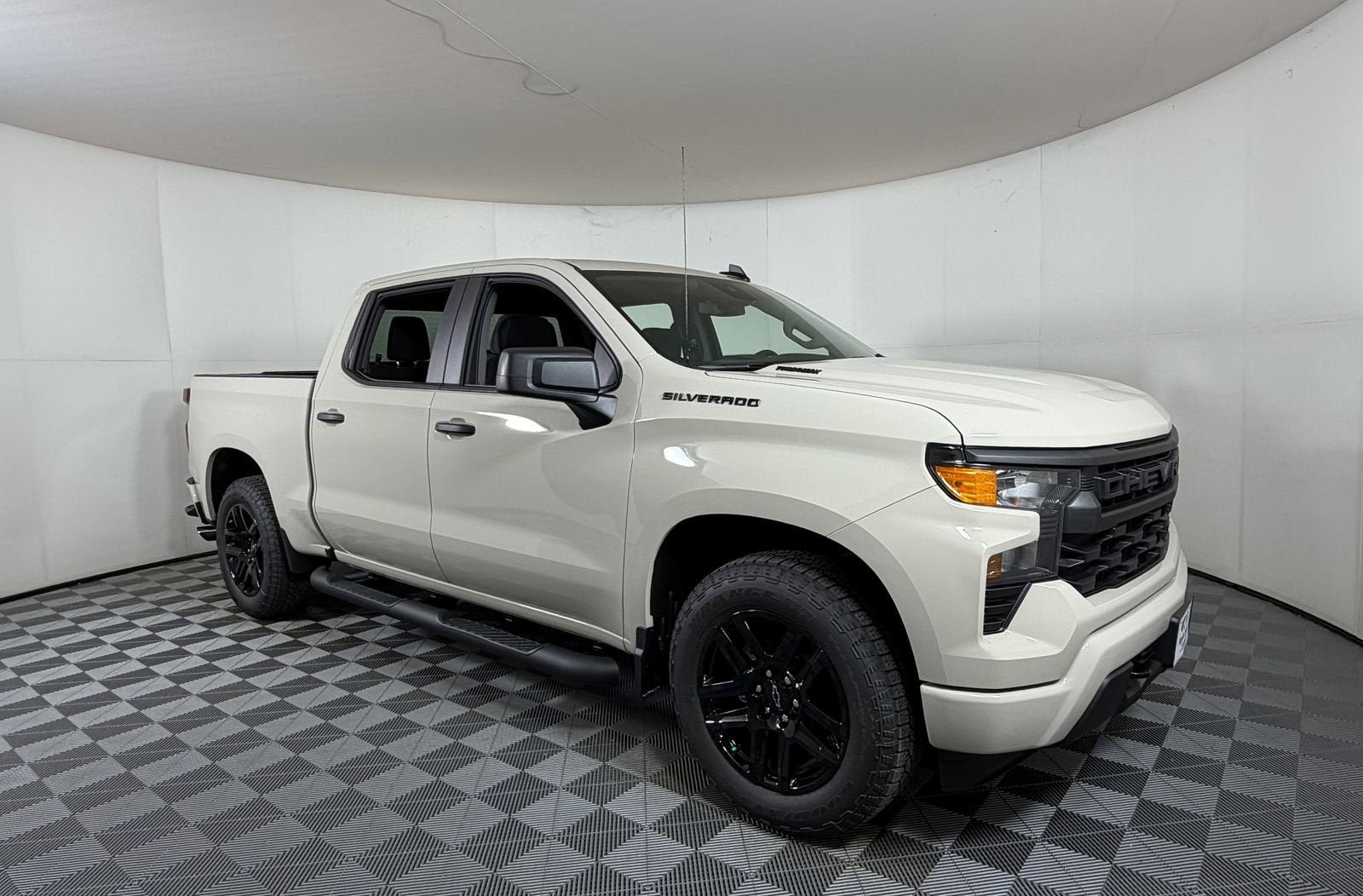 New 2026 Chevrolet Silverado 1500 Custom w/ Turbomax Blackout Package RWD image 1