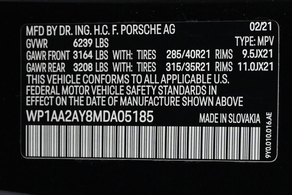 Certified 2021 Porsche Cayenne AWD/4WD image 28