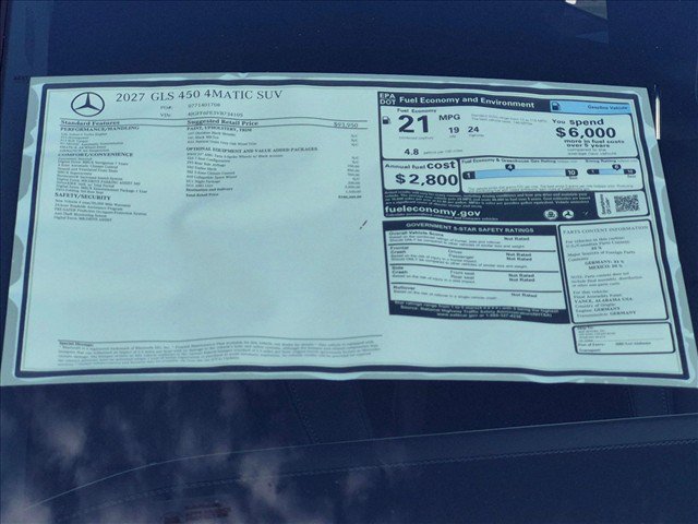 New 2027 Mercedes-Benz GLS 450 4MATIC image 18